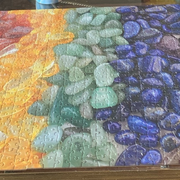 Jigsaw Puzzle 1000 Perfectly Puzzling Coloured Pebbles - Picture 4 of 4
